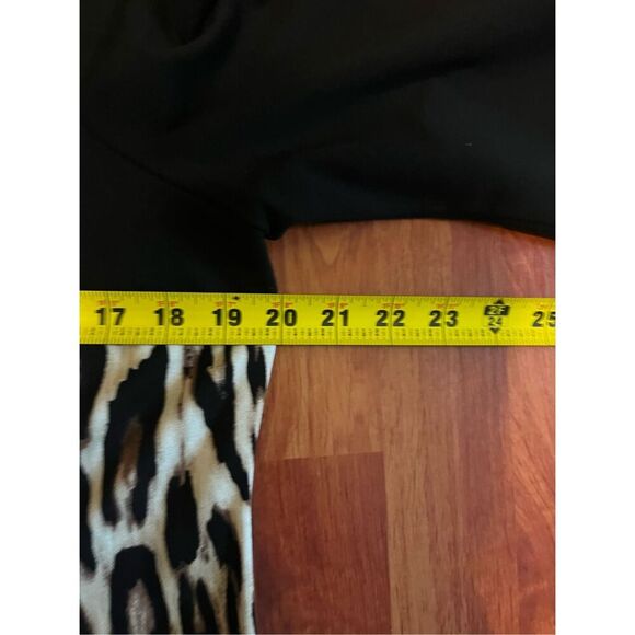 CHICO'S Black Animal Print Dress size 1.5 M/10. - Picture 12 of 12